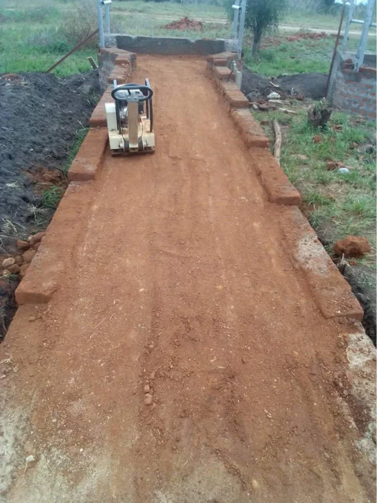 Application of subgrade layer at muchungu road in Busiu subcounty