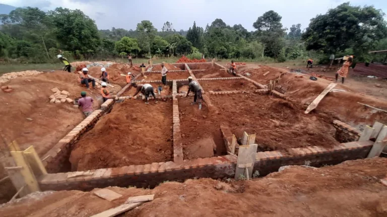 Backfilling at nabumali town headquarters in mbale district