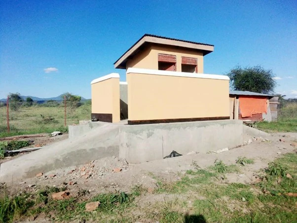 Constructed 2 stance vip latrine at iterero ps in ntungamo district
