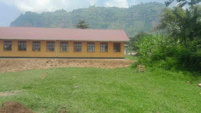 Fully implemented 3 classroom block at Jewa primary school in mbale district