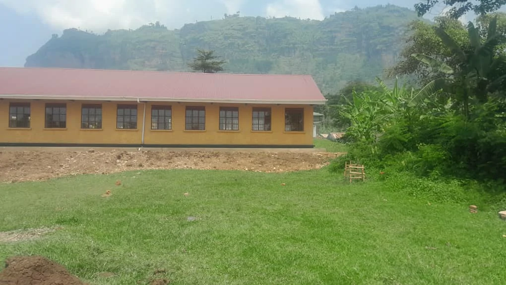 Fully implemented 3 classroom block at Jewa primary school in mbale district